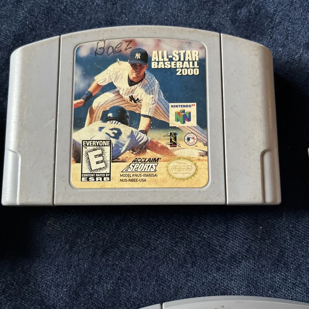 Nintendo 64 Lot of 5 Games Madden 2000 64 WCW Mayhem Ready 2 Rumble Baseball